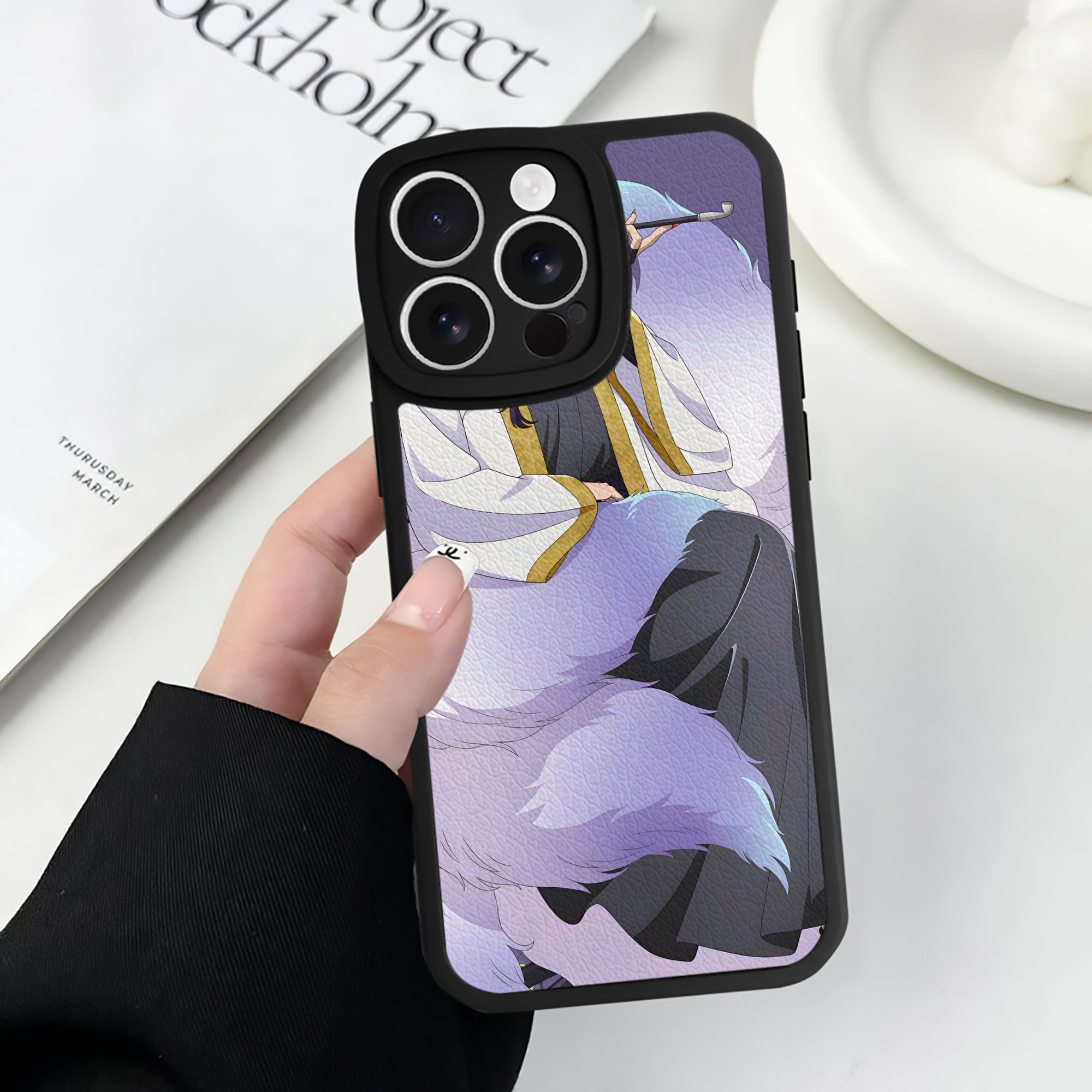 薬屋のひとりごと The Apothecary Diaries 【iPhone 16シリーズ対応】シリコンスマホケース（レザー調） 材質：シリコン